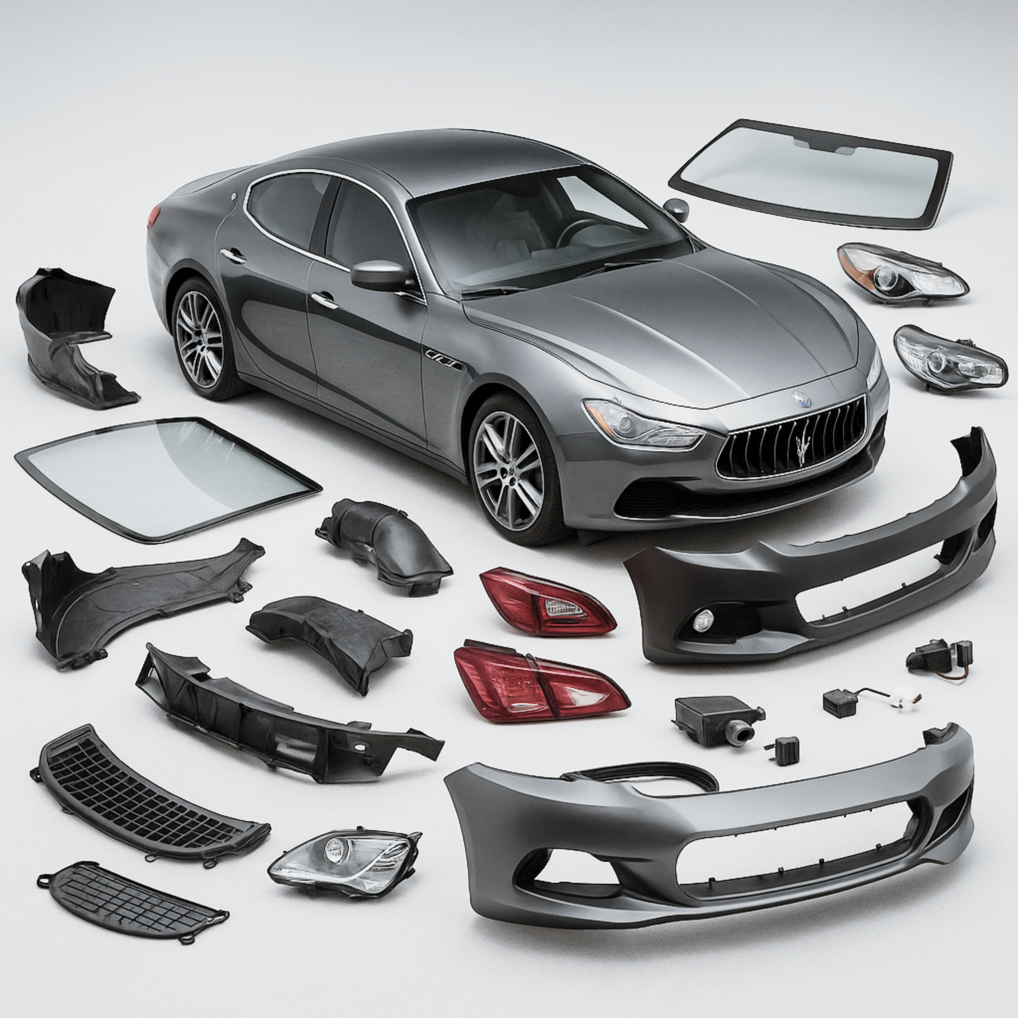 Carrocería premium: paneles, faros y accesorios originales con envío a todo Uruguay.