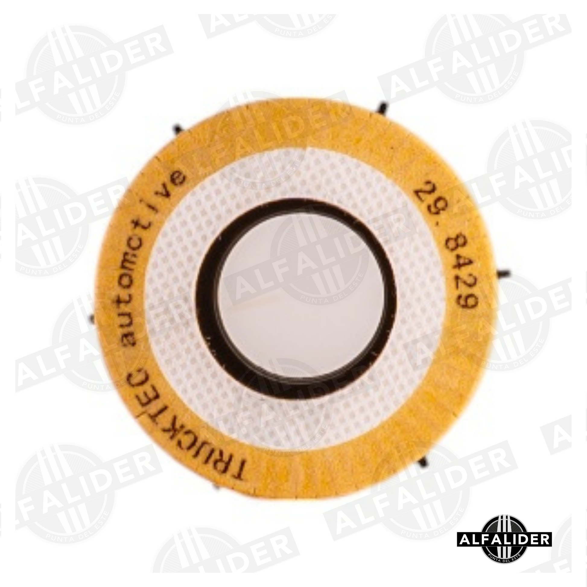 Filtro de aceite A2701800109 tipo cartucho para motor Mercedes-Benz 2.0 turbo, con anillos de sellado y diseño preciso de 141 mm.