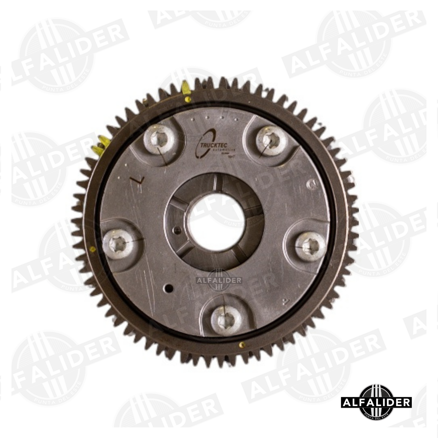 Ajustador de árbol de levas A2720505247 para motor Mercedes-Benz V6, 70 dientes, regulación precisa en admisión y distribución variable.