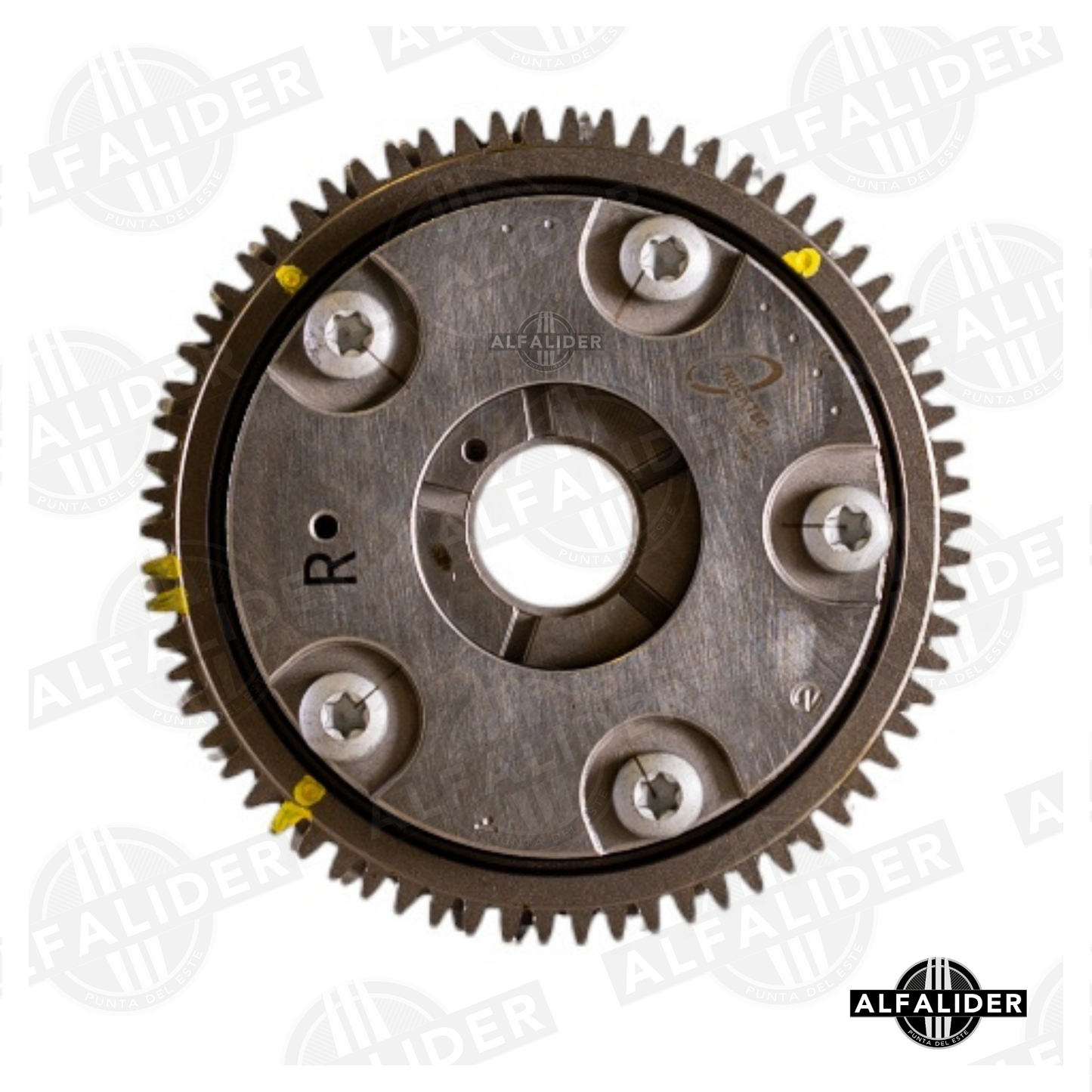 Ajustador de árbol de levas A2720505347 para Mercedes-Benz M272, banco derecho, 70 dientes, ideal para distribución variable precisa.