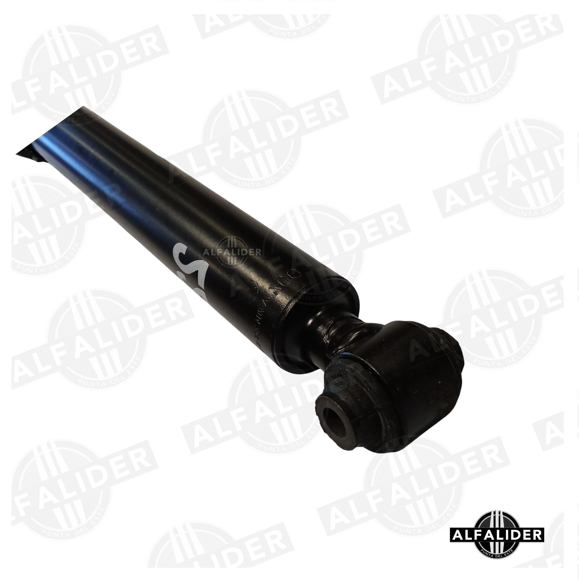 Amortiguador trasero OEM Mercedes-Benz A2043261104, twin-tube a gas, diseño telescópico para Clase C W204, absorción eficiente de impactos.