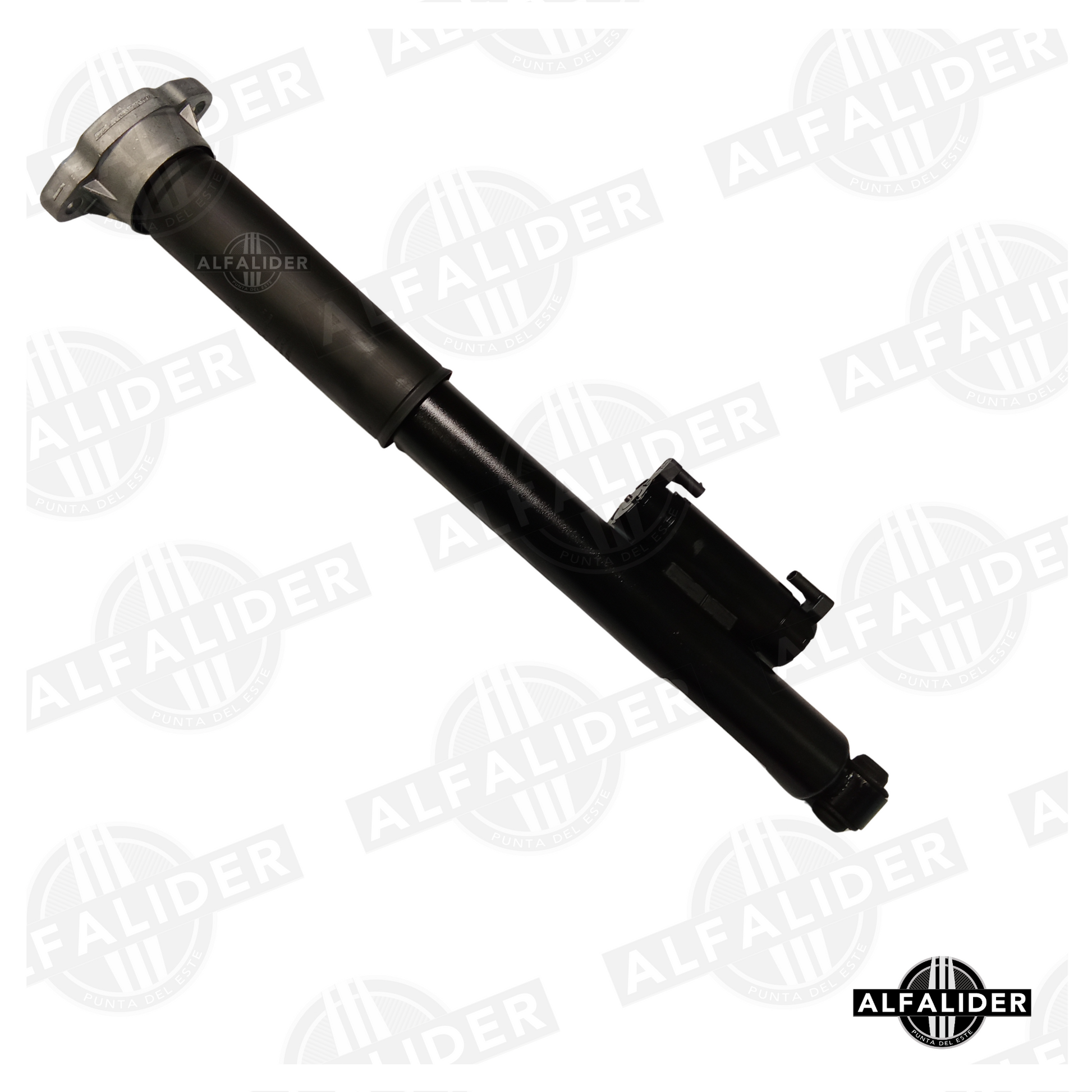 Amortiguador trasero izquierdo OEM Mercedes-Benz A2053201300, compatible con Clase C W205/S205, diseño estándar no neumático.