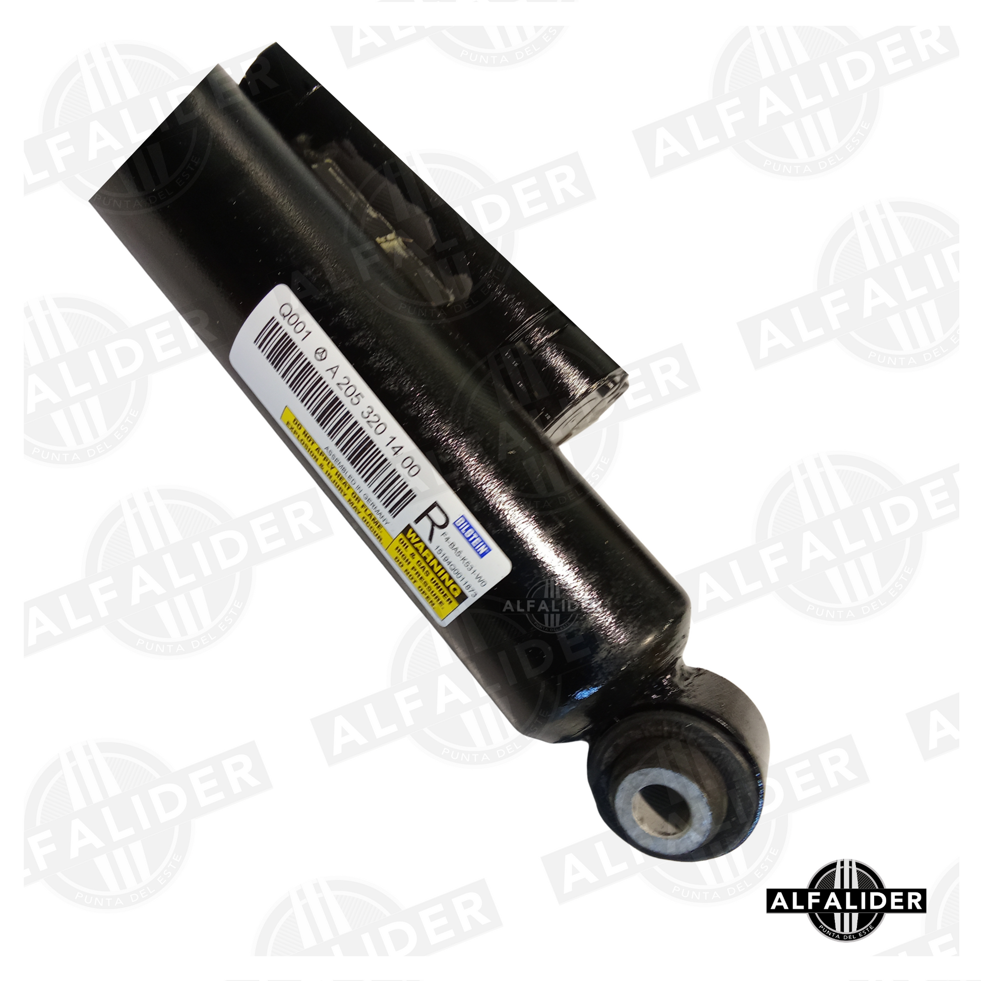 Amortiguador delantero original Mercedes-Benz para Clase C W205 y GLC X253, absorción de impactos y suspensión segura.